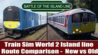 Train Sim World Class 484 Island Line. Route updates new vs old