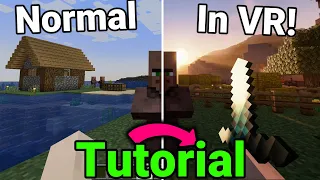 Minecraft VR Mods Installation Tutorial!