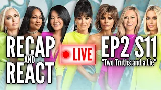 "Two Truths and a Lie" | Recap & React | RHOBH S11 E2