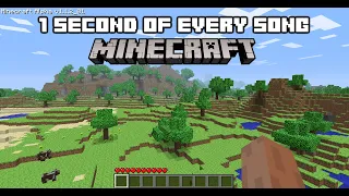 1 second of every minecraft song