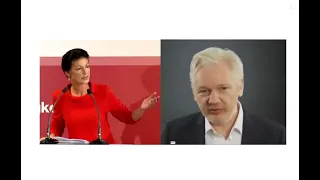 Sahra Wagenknecht zum Ukrainekrieg 2024 & Julian Assange zu Fake News 2017