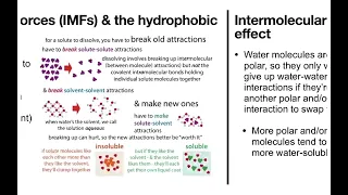 Biochemistry review video 1 - IMFs, acid/base, amino acids, protein structure & purification, etc.