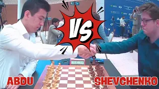 Abdusattorov Nodirbek VS Shevchenko Kirill II 2023 FIDE World Rapid Championship R11