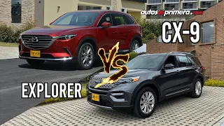 Mazda CX 9 vs Ford Explorer ¿Cuál es mejor? 🔥 Comparativa 🔥
