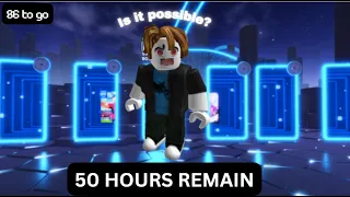 50 HOURS TO GET ALL 100 BADGES In The ROBLOX HUNT LIVE (PART 2)