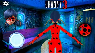 How to play as LadyBug in Granny 3! Funny moments at granny's house!