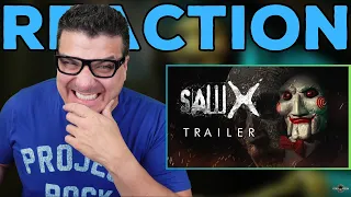 SAW X Official Trailer REACTION!!! | JIGSAW | TOBIN BELL