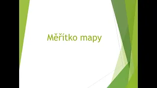 06/6 Měřítko mapy