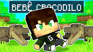 GUIHH nasceu como BEBE CROCODILO no MINECRAFT