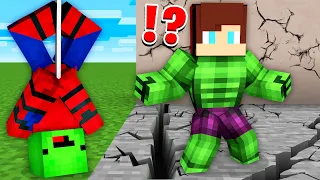 JJ And Mikey BECAME SUPERHEROES In Minecraft Maizen