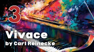 Vivace from (op.136, no.4) by C. Reinecke: ABRSM Grade 3 (2023 & 2024) - A8