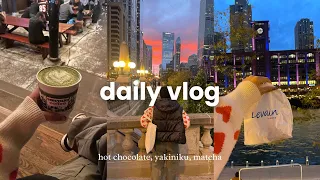 (Daily Vlog)｜fall days in the city 🍂｜do you want to visit Chicago?🤍