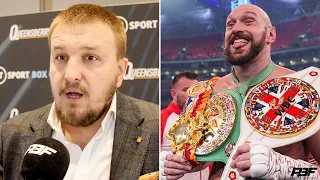 "THIS SMALL MIDDLEWEIGHT WILL KICK YOUR A**" - USYK PROMOTER ALEX KRASSYUK RIPS INTO TYSON FURY