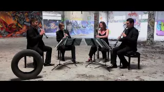 Candide Overture by Leonard Bernstein- Quatuor de Clarinettes Anches Hantées