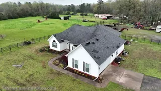 Tornado Damage From Drone And Ground, Mayflower, AR - 4/12/2022