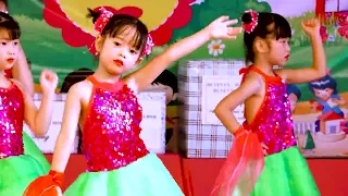 Múa " Vui Đến Trường "  Các Bé 4 tuổi A -  Trường Mầm Non Văn Giang - Biểu Diễn