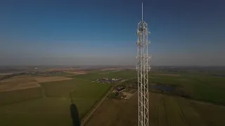 Radio tower FPV drop