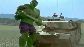 Hulk vs Tanks - Hulk Smash Scene - Hulk (2003) Movie CLIP HD