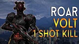 [WARFRAME] Helminth VOLT + ROAR - 1 SHOT EIDOLON - BEST Eidolon Hunter!