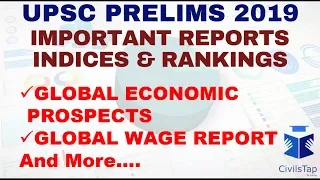 Lecture 05 | Reports_Rankings_Indices | UPSC Prelims 2019