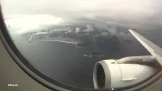 TAM A319 Wingview Takeoff in Rio Santos Dumont