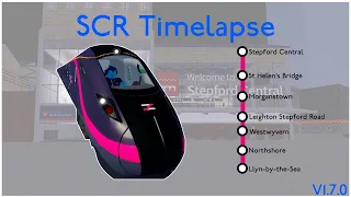 SCR Timelapse: Route R080 Llyn-by-the-Sea - Stepford Central(via Morganstown) (slow)