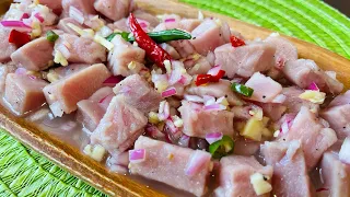 Kinilaw Na TUNA | Filipino Style Tuna Ceviche