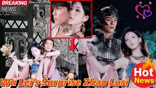 Unexpected Visit: Wu Lei's Surprise Appearance on'The Legend of Jewelry'Set Leaves Zhao Lusi Amazed.