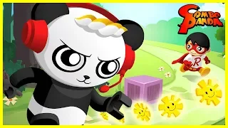 TAG WITH RYAN Brand New Red Titan Game Let's Play with Combo Panda