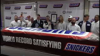 'Everything is bigger in Texas' | World's largest SNICKERS bar unveiled in Waco