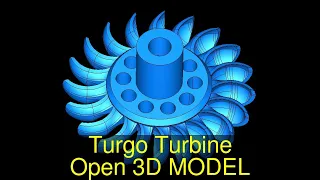 3D Model of Turgo Turbine Open Review