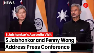 LIVE: Joint Press Conference by EAM S Jaishankar and FM Penny Wong of Australia