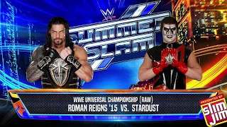 Roman Reigns vs Stardust | WWE 2K24 Universal Championship | SummerSlam 15