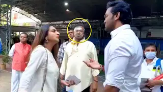 Surekha Vani Serious Argument With Manchu Vishnu In Front Of Mohan Babu | TheNewsQube.com