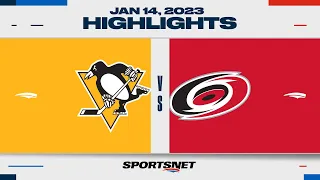 NHL Highlights | Penguins vs. Hurricanes - January 14, 2023