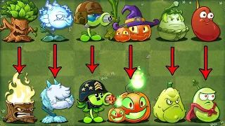 PvZ 2 Discovery - Every Plant Same Shape in China & International Version