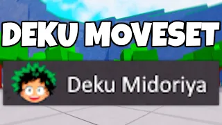 Trolling With DEKU MOVESET In The Strongest Battlegrounds