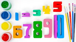 Learn Numbers, Painting & Coloring with Fun Toys | Best Learning Video for Preschoolers