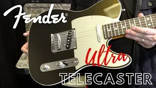 Fender Ultra Telecaster in Texas Tea Unboxing, Play-through, and Impressions (The Good, The Bad?)