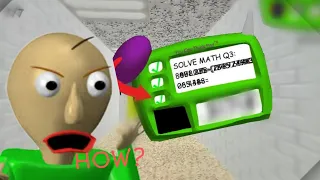 THE "REAL" ANSWER TO THE BALDI'S BASICS  IMPOSSIBLE QUESTION!!!|•|(*Baldi's basic gameplay*)