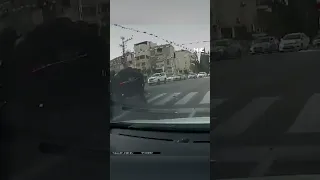 The moment Israeli far-right minister Ben Gvir got into car accident