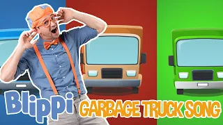 BLIPPI | Garbage Truck Song | Nursery Rhymes and Kids Songs | Baby Videos | Sing with Blippi