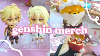 🐕cute genshin merch i didn’t need but definitely wanted | unboxing klee pods, plushies + more ✦