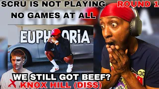 WE STILL GOT BEEF OUT HERE?? | SCRU FACE JEAN - EUPHORIA REMIX (KNOX HILL DISS) REACTION