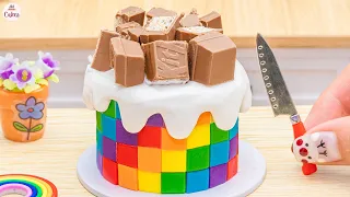 Wonderful Rainbow Kitkat Cake🌈1000+ Miniature Rainbow Cake Recipe🌞Best Of Rainbow Cake Ideas