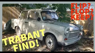 Trabant FIND!  1982 Trabant yard find and walkaround