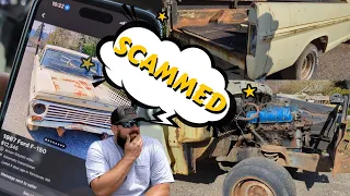 '67 F100 for Crown Vic Swap: We got Catfished! Market Ad vs. what we bought. Part 1 Vince's F100