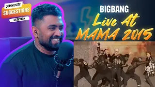 Reacting Live to BIGBANG's Epic 2015 MAMA Performance 🔥