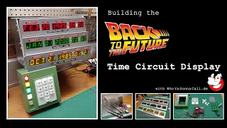 Back to the Future DeLorean Time Circuit Display scratch built BTTF TCD