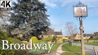 Broadway, jewel of the Cotswolds | English Cotswolds Village 4K walk